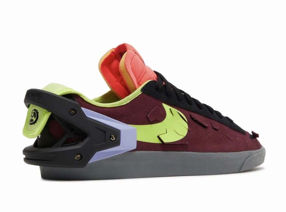 Nike x Acronym Blazer Low Night Maroon Sz 8.5 New no box